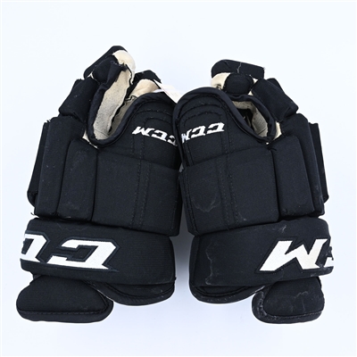 Erik Haula - Game-Worn Black Third, CCM Gloves - 2022-23 NHL Season