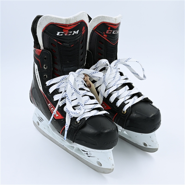 Connor McDavid -  Edmonton Oilers - CCM JetSpeed Skates - Playoffs - May 4, 2022 through June 4, 2022 - Photo-Matched to 11 Games 