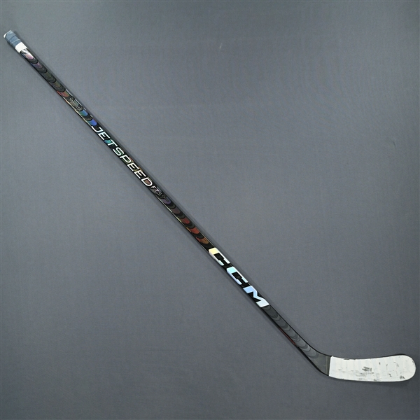Connor McDavid -  Edmonton Oilers - CCM Jetspeed FT5 Game Stick - 2022-23 NHL Season