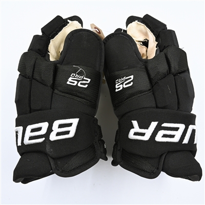 Ondrej Palat - Game-Worn Black Third, Bauer Supreme 2S Gloves - 2022-23 NHL Season