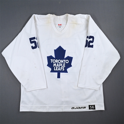 Robbie Earl - Toronto Maple Leafs - White Practice-Worn Jersey