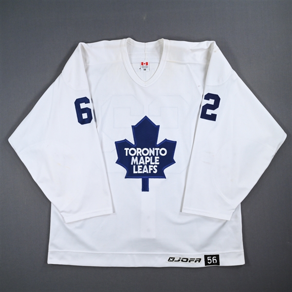 Matt Frattin - Toronto Maple Leafs - White Practice-Worn Jersey