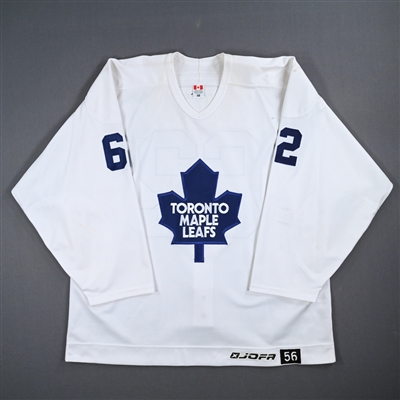 Matt Frattin - Toronto Maple Leafs - White Practice-Worn Jersey