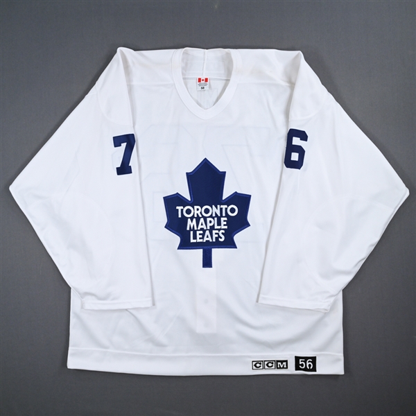 Richard Hamula - Toronto Maple Leafs - White Practice-Issued Jersey