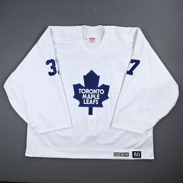 Trevor Kidd - Toronto Maple Leafs - White Practice-Issued Jersey 