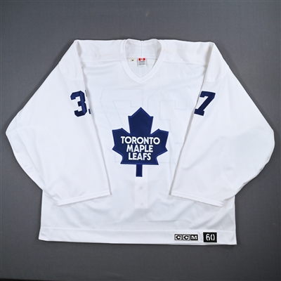 Trevor Kidd - Toronto Maple Leafs - White Practice-Issued Jersey 