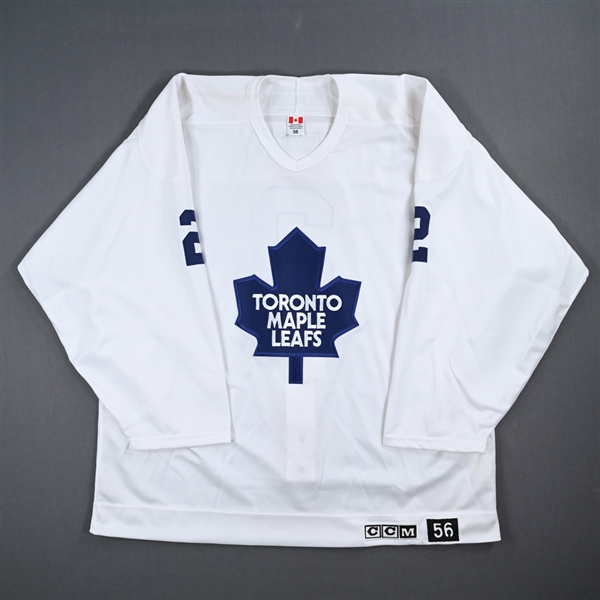 Brian Leetch - Toronto Maple Leafs - White Practice-Issued Jersey