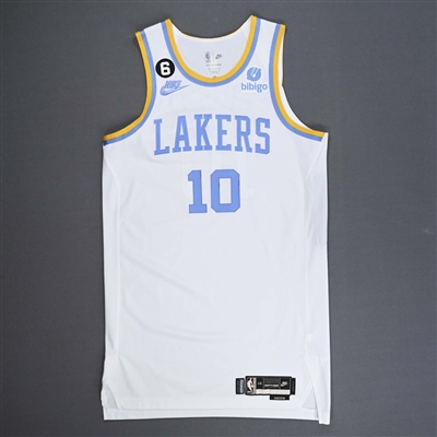 Max Christie - Los Angeles Lakers - Game-Worn Classic Edition Jersey -  Dressed, Did Not Play (DNP)- 2022-23 NBA Season