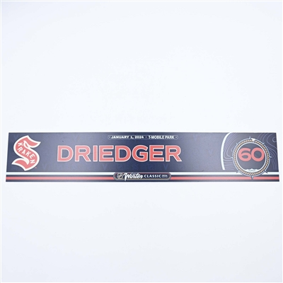 Chris Driedger - 2024 Winter Classic Locker Room Nameplate