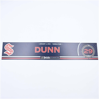 Vince Dunn - 2024 Winter Classic Locker Room Nameplate