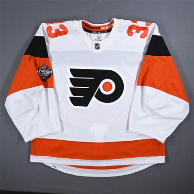 Samuel Ersson - White Photo Shoot-Worn Jersey - 2024 Stadium Series