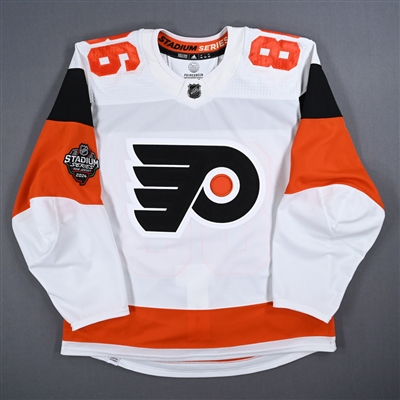 Joel Farabee - White Photo Shoot-Worn Jersey - 2024 Stadium Series