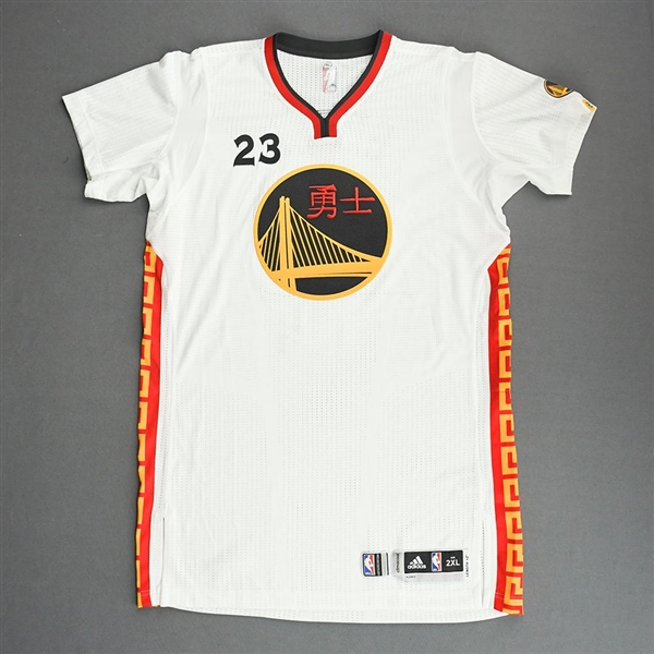 Draymond Green - Golden State Warriors - Short Sleeve Game-Issued Chinese New Year Jersey - 2016-17 NBA Season