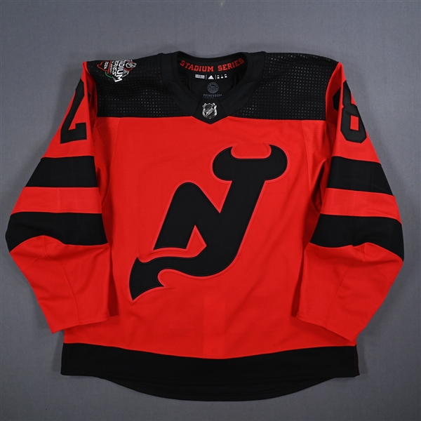 Timo Meier - Red Photo Shoot Jersey - 2024 Stadium Series