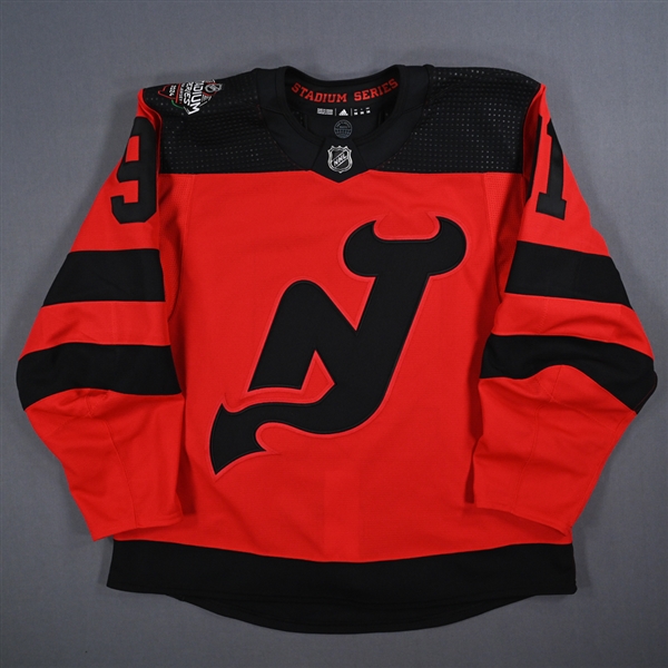 Dawson Mercer - Red Photo Shoot Jersey - 2024 Stadium Series