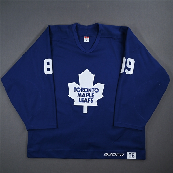 Alexander Mogilny - Toronto Maple Leafs - Blue Practice-Worn Jersey