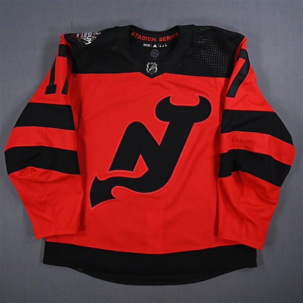 Simon Nemec - Red Photo Shoot Jersey - 2024 Stadium Series