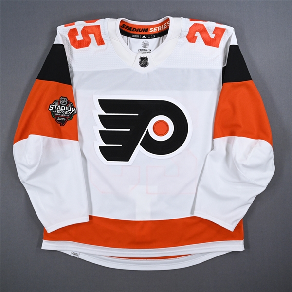 Ryan Poehling - White Photo Shoot-Worn Jersey - 2024 Stadium Series