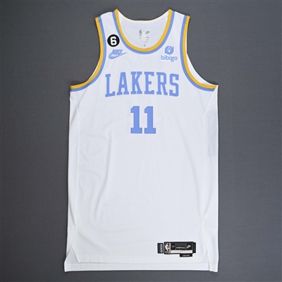 Davon Reed - Los Angeles Lakers - Game-Worn Classic Edition Jersey - Dressed, Did Not Play (DNP) -2022-23 NBA Season