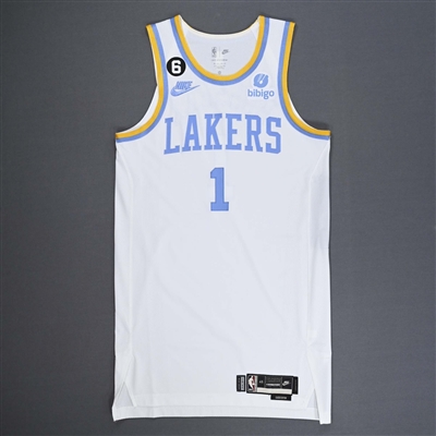 DAngelo Russell - Los Angeles Lakers - Game-Worn Classic Edition Jersey - 2022-23 NBA Season