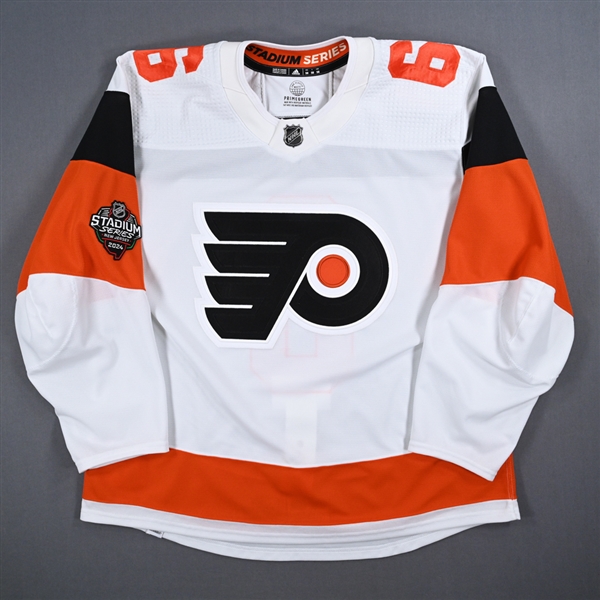 Travis Sanheim - White Photo Shoot-Worn Jersey - 2024 Stadium Series