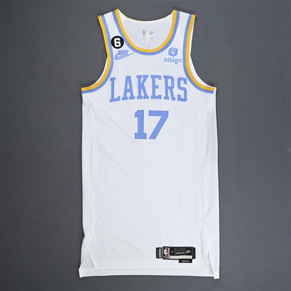 Dennis Schroder - Los Angeles Lakers - Game-Worn Classic Edition Jersey - 2022-23 NBA Season