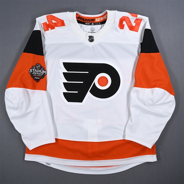 Nick Seeler - White Photo Shoot-Worn Jersey - 2024 Stadium Series