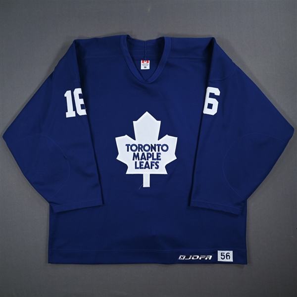 Darcy Tucker - Toronto Maple Leafs - Blue Practice-Worn Jersey