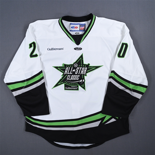 Jonny Tychonick - 2024 ECHL All-Star Classic - Game-Worn Jersey - Second Period - Autographed
