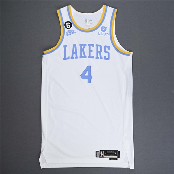 Lonnie Walker IV - Los Angeles Lakers - Game-Worn Classic Edition Jersey - Dressed, Did Not Play (DNP) -2022-23 NBA Season