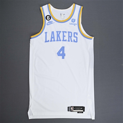 Lonnie Walker IV - Los Angeles Lakers - Game-Worn Classic Edition Jersey - Dressed, Did Not Play (DNP) -2022-23 NBA Season