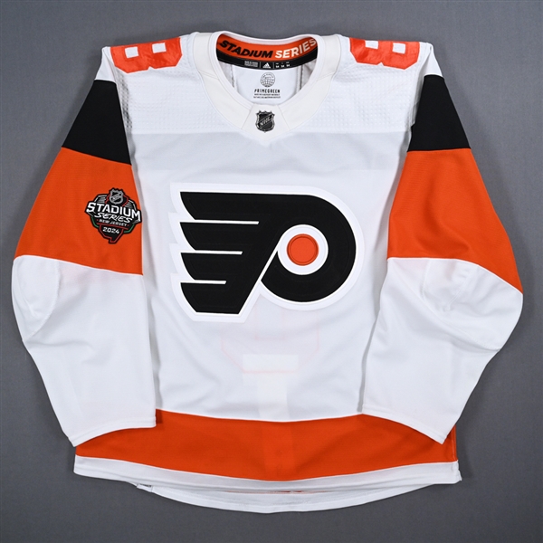 Cam York - White Photo Shoot-Worn Jersey - 2024 Stadium Series