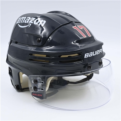 Jaden Schwartz - Navy, Bauer Helmet w/ Bauer Shield - Worn in 2024 Winter Classic Practice, and on Feb. 24, 2024, Mar. 21, 2024 and Mar. 24, 2024
