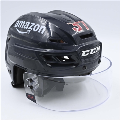 Yanni Gourde - Navy, CCM Helmet w/ Oakley Shield - Worn in 2024 Winter Classic, and on Feb. 24, 2024, Mar. 21, 2024 and Mar. 24, 2024