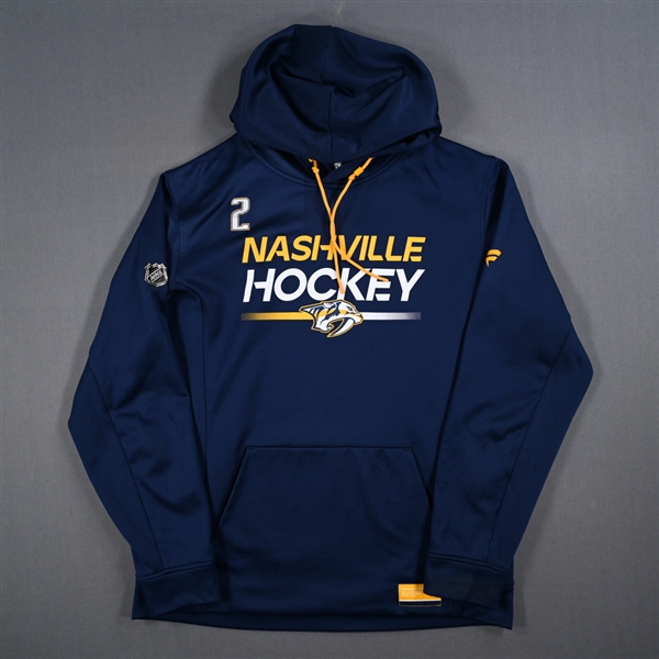 Luke Schenn - Hoodie Issued by the Nashville Predators - 2023-24 NHL Season