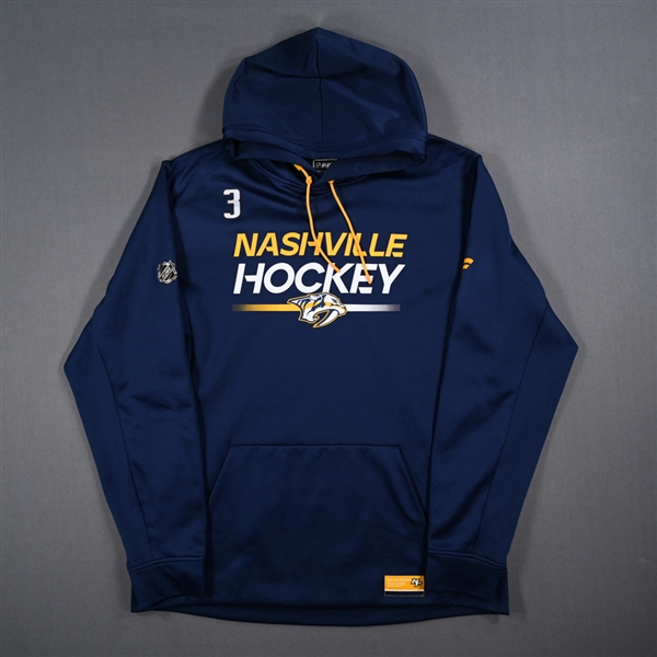 Jeremy Lauzon - Hoodie Issued by the Nashville Predators - 2023-24 NHL Season