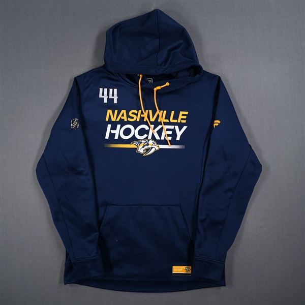 Kiefer Sherwood - Hoodie Issued by the Nashville Predators - 2023-24 NHL Season