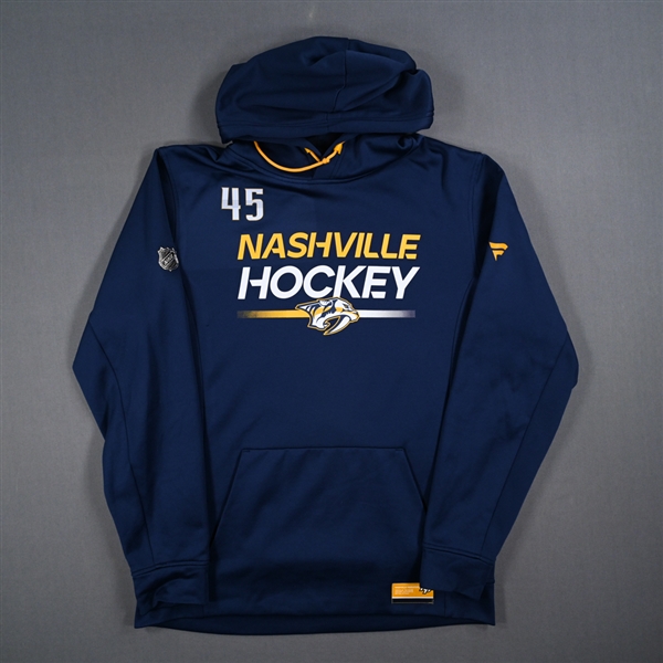 Alexandre Carrier - Hoodie Issued by the Nashville Predators - 2023-24 NHL Season