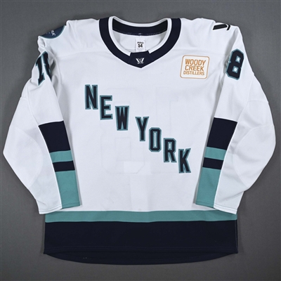 Elizabeth Giguère - White Set 1 Jersey - Inaugural Season - Worn in First Game in PWHL History