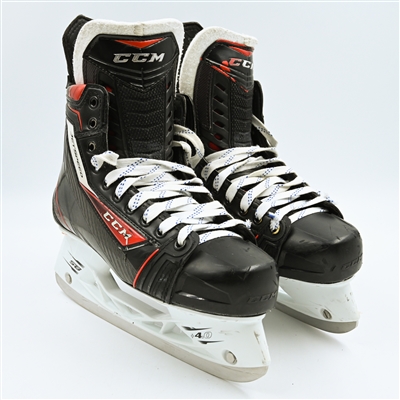 Connor McDavid - Edmonton Oilers -  CCM JetSpeed Skates - Photo-Matched to 3 Games - Apr. 19, 2023 through Apr. 23, 2023
