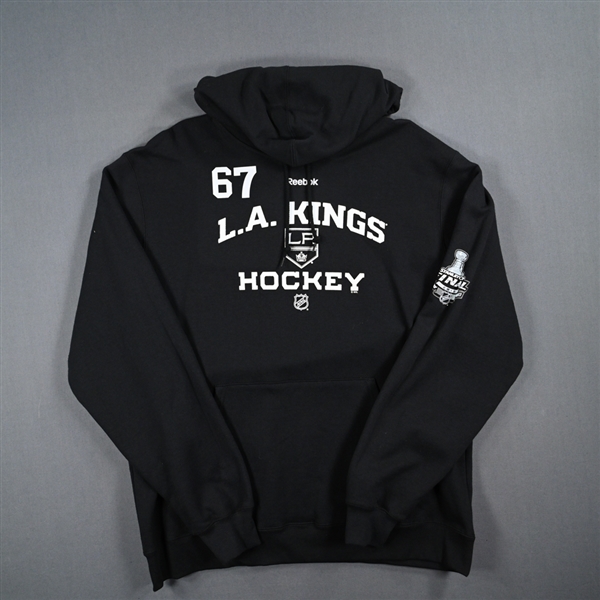 Marc-Andre Cliché - Player-Issued Black Practice Hoodie - Stanley Cup Final Logo - 2012 Stanley Cup Finals