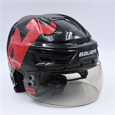 Brendan Smith - Black, Bauer Helmet w/ Bauer Shield - 2024 Stadium Series