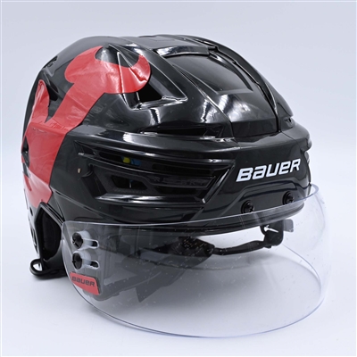 Nathan Bastian - Black, Bauer Helmet w/ Bauer Shield - 2024 Stadium Series
