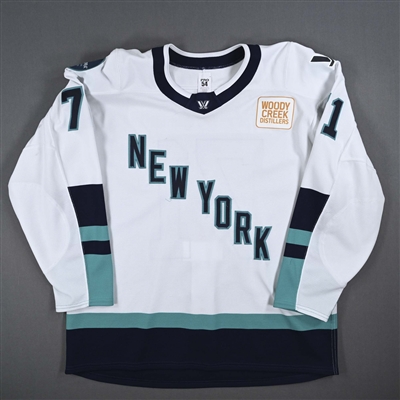 Savannah Norcross - White Set 1 Jersey - Inaugural Season - Worn in First Game in PWHL History