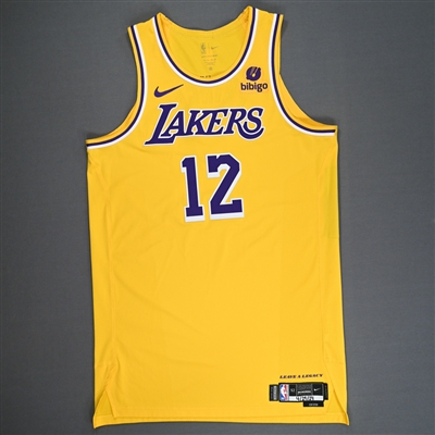 Taurean Prince -  Los Angeles Lakers - Game-Worn Icon Edition Jersey - Western Conference First Round - Game 5 - Worn 4/29/2024 - 2024 NBA Playoffs