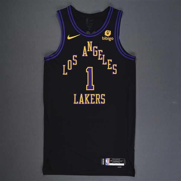 DAngelo Russell - Game-Worn City Edition - Worn 3 Games - 1/15/24, 2/1/24 & 4/2/24 - 2023-24 NBA Season