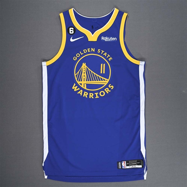 Klay Thompson - Golden State Warriors - Blue Icon Edition Jersey - 2023 NBA Playoffs