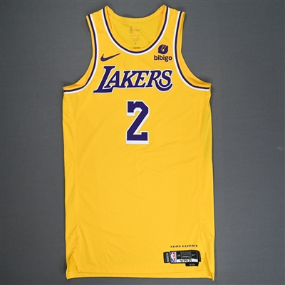Jarred Vanderbilt -  Los Angeles Lakers - Game-Worn Icon Edition Jersey - Western Conference First Round - Game 5 - Worn 4/29/2024 - Dressed, Did Not Play - 2024 NBA Playoffs
