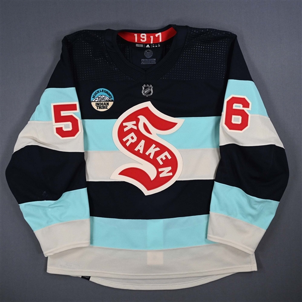 Kailer Yamamoto - Navy Winter Classic Style Set 2 Jersey - Worn on Mar. 21, 2024 and Mar. 24, 2024