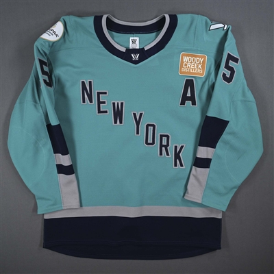 Alex Carpenter - Teal Set 1 w/A Jersey - Inaugural Season - PHOTO-MATCHED